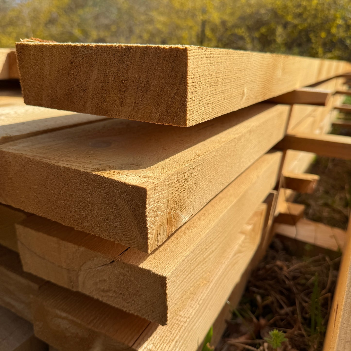 Rough Cut Full Dimension Lumber
